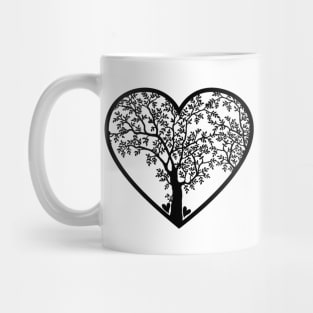 Heart tree Mug